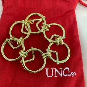 UNO de 50 GAMEOF3 BRACELET  T-bar fastener Bracelet Gold-Plated Jewelry Bracelet